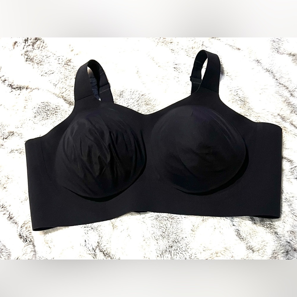Evelyn & Bobbie Beyond Seamless Bra Black Comfort 2XL